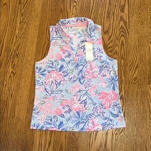 NWT Lilly Pulitzer Alister Polo UPF 50 Size Medium